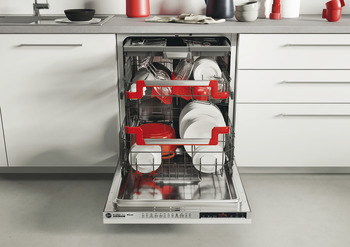 Dishwasher, Integrated, 16 Place Settings, Hoover H700