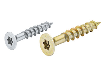 Spax® Screw, Countersunk Head with TS Slot, Partially Threaded