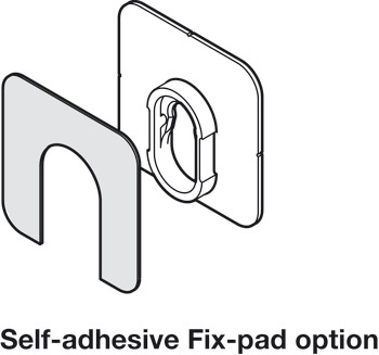 Connecting Fittings, Self-Adhesive Fix-Pad, Button-Fix