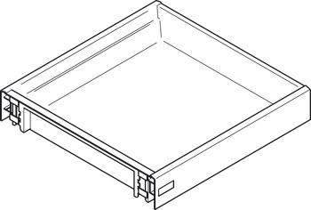Drawer, for Moulded Plastic Drawer System, Depth 430 mm, for Dynamic Runners