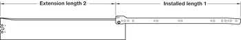 Metal Drawer Sides, Single Walled, 85/120/150 mm High