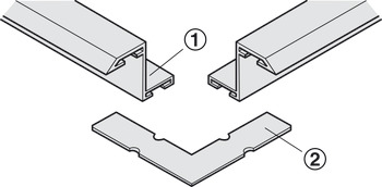 Corner Connector, for Z Frame Profile