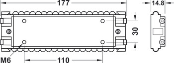 Sliding Track System, Ball Carriage, Accuride 0116