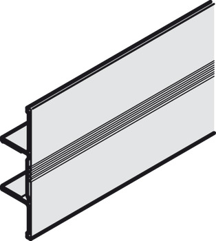 Clip Panel, for Sliding Cabinet and Wardrobe Doors, Hawa-Combino 35