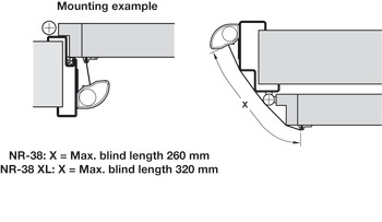 Finger Protection Blind System, for Interior Doors, Athmer NR-38