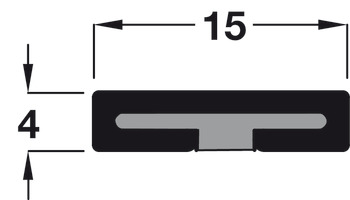 Intumescent Strip, Plain, Depth 4 mm