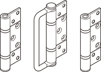 Hinge Handle Set, for Folding Patio Doors, Slido Fold 100-U