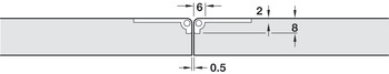 Table Hinge, Self Supporting, Folding