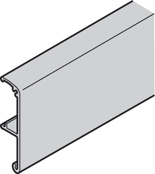 Clip Panel, Height 56 mm, for Top Track, for Sliding Interior Doors, Slido D-Line