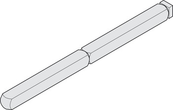 Split Spindle, 8 mm Square, for use with Split Follower Locks