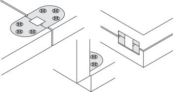 Table Hinge, Self Supporting, Folding
