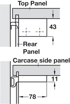 Cabinet Hanger, Screw Fixing, Scarpi-4