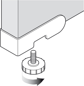 Panel Adjusting Fitting, Corner Panel Adjuster