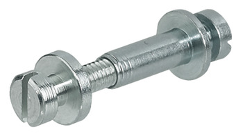 Modular Screw, for Double-Sided Installation in Wood, with M4 Thread