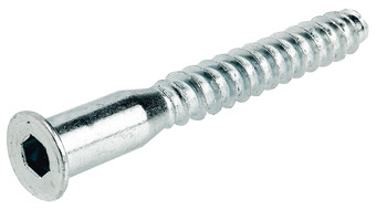 One-Piece Connector, with Ø 10 mm Head, for 5 mm Drill Hole, Confirmat