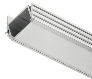 Aluminium Profile, for Recess Mounting, Angled, 11 mm Depth, Loox 1192