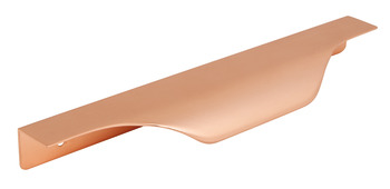 Häfele Profile Handle Patience Brushed copper finish Aluminium fixing centres 160 mm 