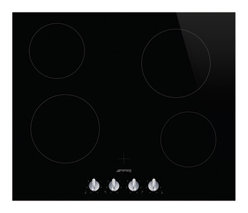 Hob, Ceramic, with Stainless Steel Controls, 600mm, Smeg