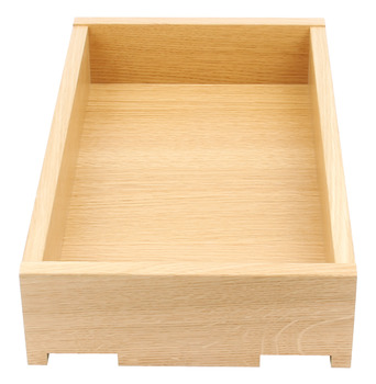 Solid Oak Drawer, Height 90-185 mm, Fully Assembled