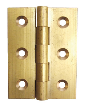 Broad Style Hinge, 51 x 38 mm, Brass