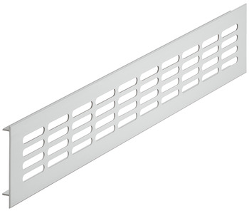Ventilation Grille, for Recess Mounting, Height 80 mm, Recessed Height 66 mm, Flange Depth 15 mm