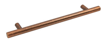 Bar Handle, Steel, Ø 12 mm, Fixing Centres 128-160 mm, Bartram