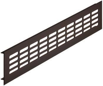 Ventilation Grille, for Recess Mounting, Height 60 mm, Flange Depth 15 mm
