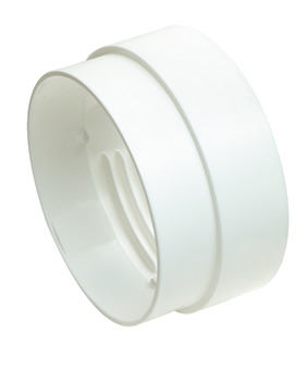 Threaded Hose Connector, Male, PVC, White