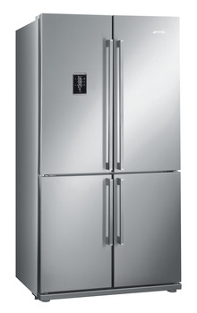 Fridge-Freezer, Freestanding, American Style, Four Door with Convertible Compartment, with LCD Touch Display, Smeg
