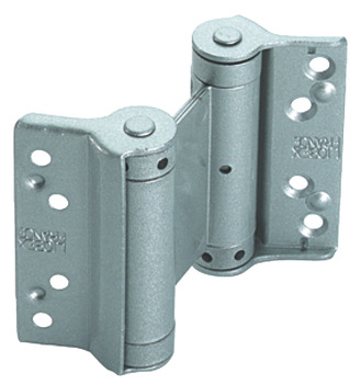 Spring Hinge, Double Action, 75 x 66 mm, Steel
