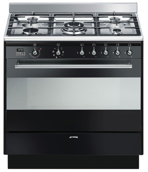 Cooker, with Multifunction Oven, Gas Hob, 900 mm, Smeg Concert