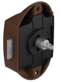 Push Button Lock, with Push Button Locking, Backset 25 mm