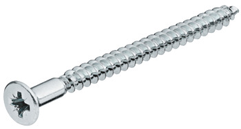 Hospa Screw, Countersunk Head with PZ Cross Slot, Partially Threaded, Galvanised Steel