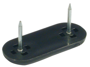 Pin Type Glide, Black Plastic