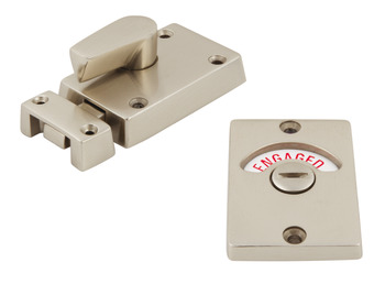 Surface Indicator Bolt, with Throw Over Turn Knob to Inside, Zinc Alloy