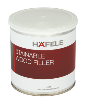 Wood Filler, Stainable, 2 Part, Tin Size 350 ml - 1 Litre, Häfele