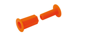Space Plugs, Orange Plastic