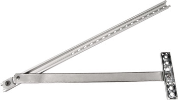 Door Holder, Overhead, Opening Angle up to 125°, Stainless Steel and Aluminium