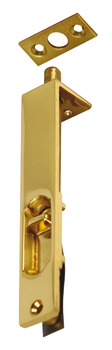 Furniture Bolt, Flush, Length 102 mm, Brass