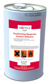 Contact Adhesive, Postforming Neoprene, 25-205 Litres, Häfele