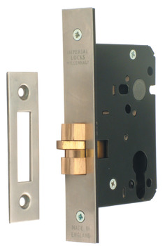 Mortice Claw Bolt Lock Case, Modular, Cylinder, Case Size 76 mm