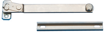 Restrictor, Concealed Releasable, for Side or Top Hung Windows, Stainless Steel and Zinc Alloy
