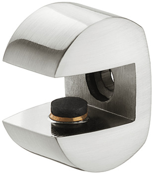 Häfele Shelf Support Clamp Design Screw Fixing For Glass/Wooden Shelves 5-8mm 2 pcs 691161617482 