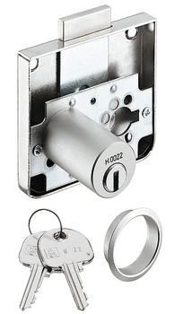Rim Lock, with Ø 22 mm Extended Cylinder, Backset 37 mm