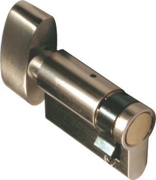 Half Cylinder, with Thumbturn, for Operating Cylinder Locks Without a Key, Brass