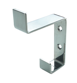 Hat and Coat Hook, Grade 316 Stainless Steel, 59 x 88 mm