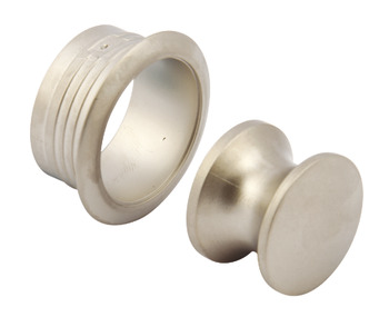 Push Lock Knob and Rosette, for 19 mm Door Thickness