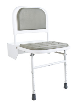 Shower Seat, with Legs, Doc M, Nyma White