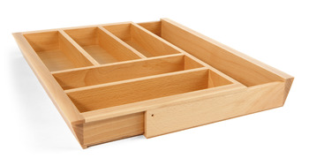 Wooden Expanding Cutlery Insert, for Drawer Depth 440-500 mm, eXTray
