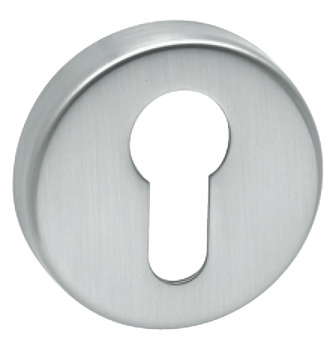 Escutcheons, for Startec Lita Lever Handles, Euro Profile Cylinder, Stainless Steel